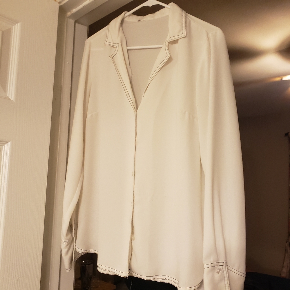 Dress top cream large